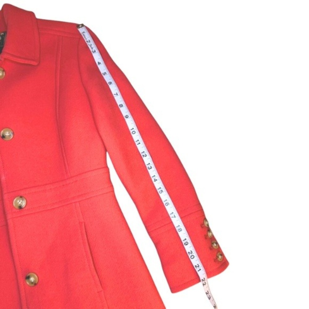 J Crew Classic Lady Day Coat Italian Wool Thinsulate Petite 2 Retail $398 - Picture 9 of 10